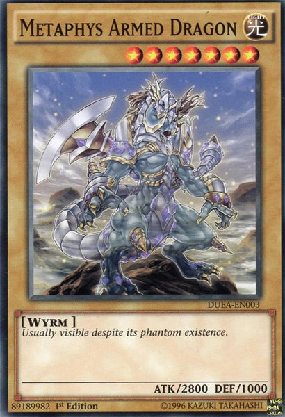 Yu-Gi-Oh! Sammelkarte – Metaphys Armed Dragon (DUEA-EN003), Duelist Alliance, 1st Edition, Common