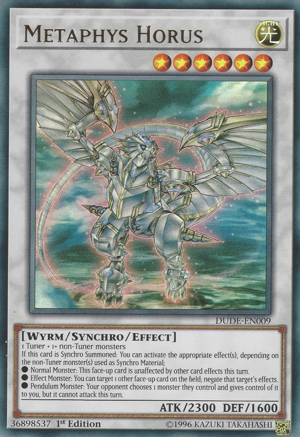 Metaphys Horus - DUDE-EN009 - Ultra Rare - 1st Edition available at 401 Games Canada