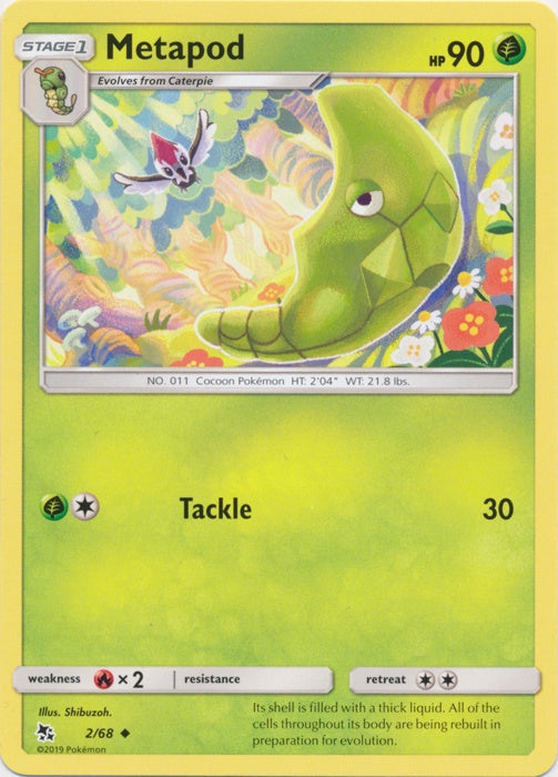 Metapod - 2/68 - Uncommon available at 401 Games Canada