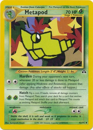 Metapod - 42/75 - Uncommon - Unlimited available at 401 Games Canada