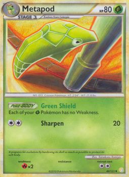 Metapod - 46/123 - Uncommon available at 401 Games Canada