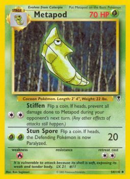 Metapod - 54/110 - Uncommon available at 401 Games Canada