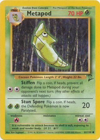 Metapod - 81/130 - Common available at 401 Games Canada