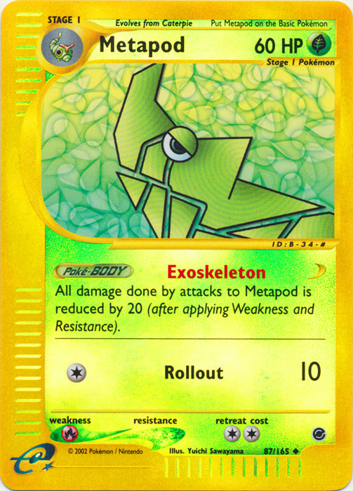 Metapod - 87/165 - Uncommon - Reverse Holo available at 401 Games Canada