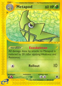 Metapod - 87/165 - Uncommon available at 401 Games Canada