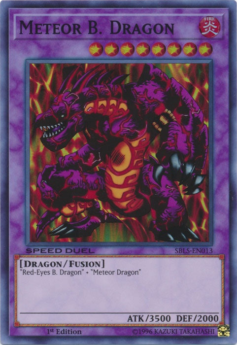 Meteor B. Dragon - SBLS-EN013 - Super Rare - 1st Edition available at 401 Games Canada