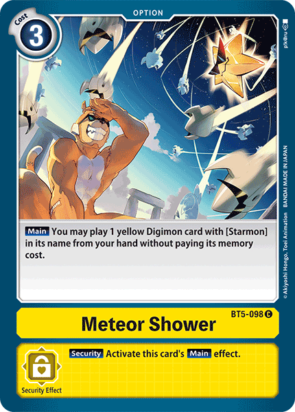 Meteor Shower - BT5-098 - Common available at 401 Games Canada