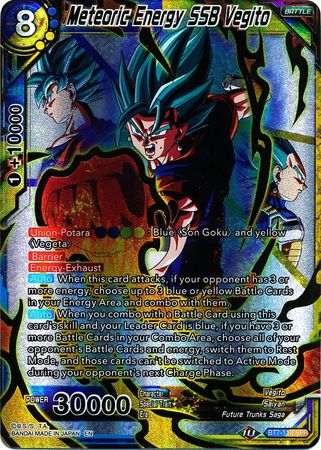 Meteoric Energy SSB Vegito - BT7-118 - Special Rare (SPR) available at 401 Games Canada