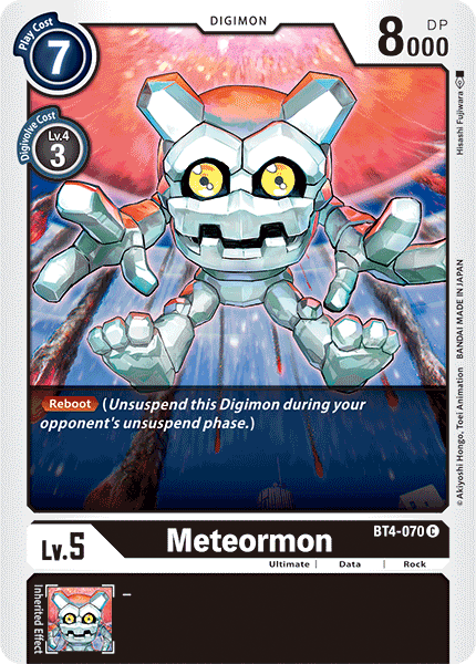 Meteormon - BT4-070 - Common available at 401 Games Canada