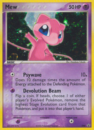 Mew - 040 - Holo Promo available at 401 Games Canada