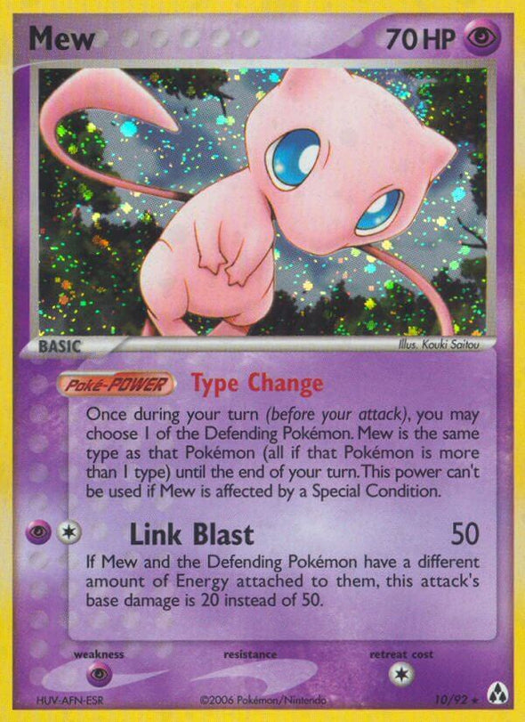 Mew - 10/92 - Holo Rare available at 401 Games Canada