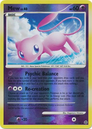 Mew - 15/132 - Holo Rare - Reverse Holo available at 401 Games Canada