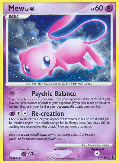 Mew - 15/132 - Holo Rare available at 401 Games Canada