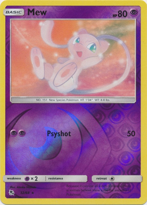 Mew - 32/68 - Rare - Reverse Holo available at 401 Games Canada