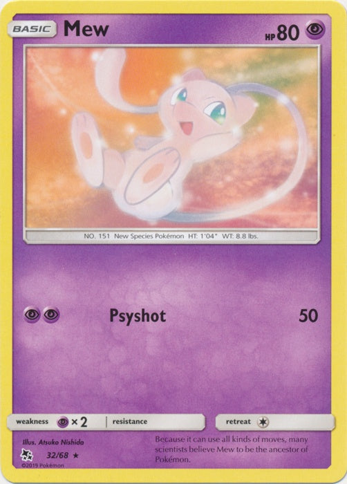 Mew - 32/68 - Rare available at 401 Games Canada