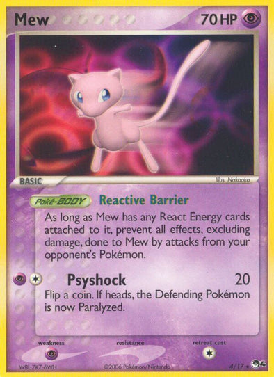 Mew - 4/17 - Rare available at 401 Games Canada