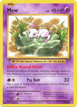 Mew - 53/108 - Rare - Theme Deck Exclusive available at 401 Games Canada