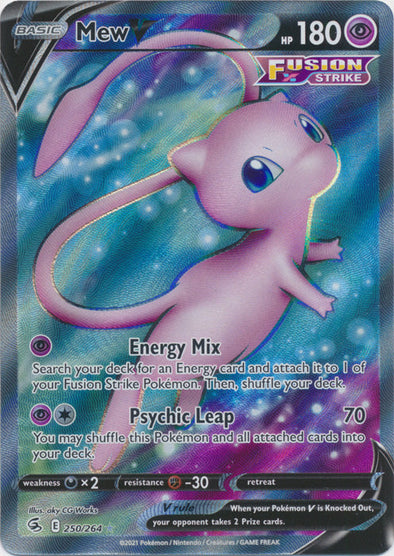 401 Games Canada - Mew V - 250/264 - Full Art Ultra Rare 401 Games Canada - Mew V - 250/264 - Full Art Ultra Rare