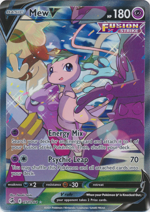 Mew V - 251/264 - Alternate Art Ultra Rare available at 401 Games Canada
