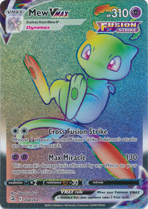 Mew VMAX - 268/264 - Hyper Rare available at 401 Games Canada