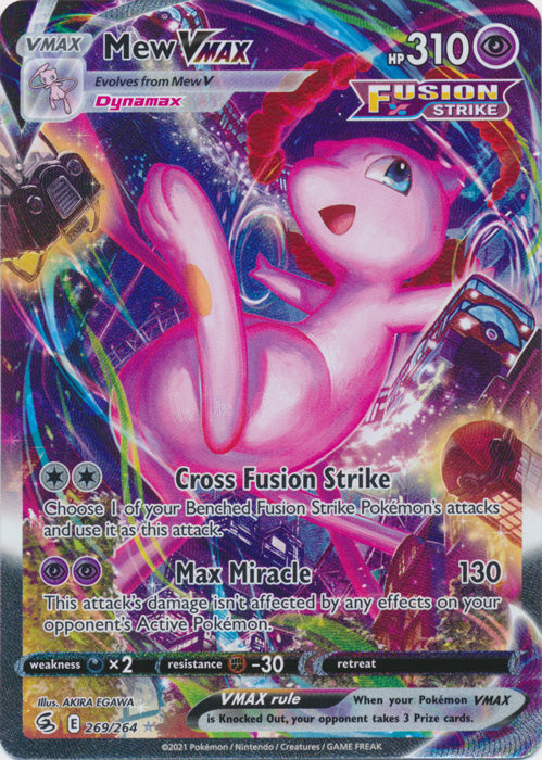 401 Games Canada - Mew VMAX - 269/264 - Alternate Art Secret Rare 401 Games Canada - Mew VMAX - 269/264 - Alternate Art Secret Rare