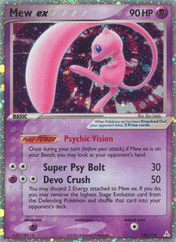 Mew ex - 100/110 - Ultra Rare available at 401 Games Canada