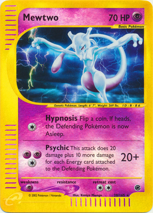 Mewtwo - 20/165 - Holo - Reverse Holo available at 401 Games Canada