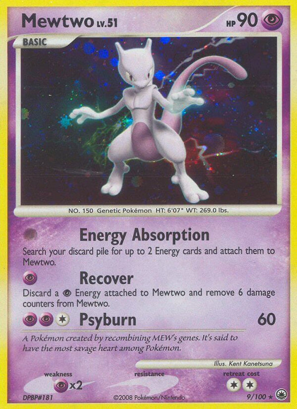 Mewtwo - 9/100 - Holo Rare available at 401 Games Canada