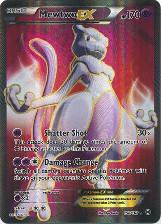 Mewtwo EX - 158/162 - Full Art Ultra Rare available at 401 Games Canada