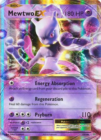 Mewtwo EX - 52/108 - Ultra Rare available at 401 Games Canada