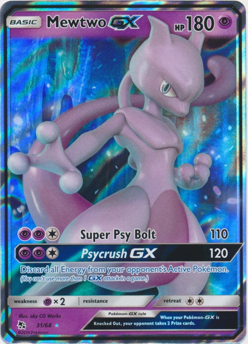 Mewtwo GX - 31/68 - Ultra Rare available at 401 Games Canada