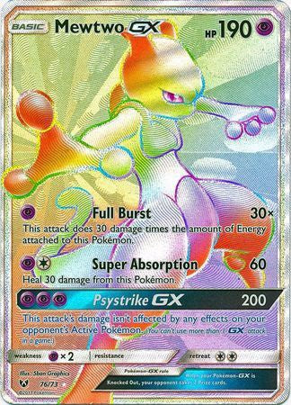 Mewtwo GX - 76/73 - Hyper Rare available at 401 Games Canada