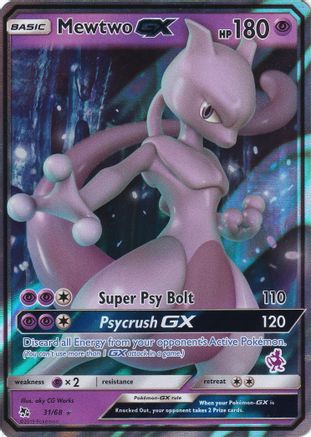 Mewtwo GX (Mewtwo Stamped) - 031/068 - Promo available at 401 Games Canada