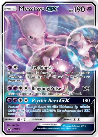 Mewtwo GX - SM196 - Promo available at 401 Games Canada