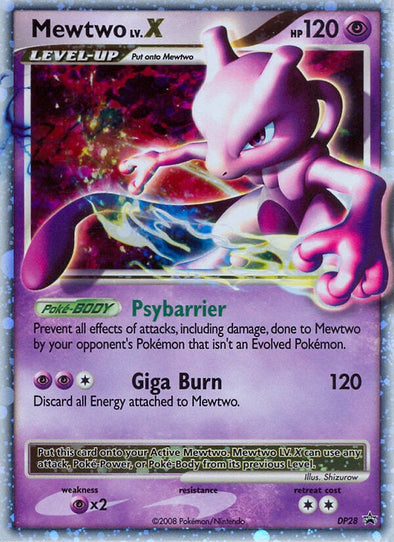 Mewtwo LV.X - DP28 - Ultra Rare available at 401 Games Canada