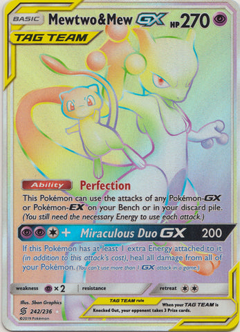 Mewtwo & Mew GX - 242/236 - Hyper Rare available at 401 Games Canada