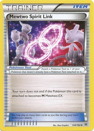 Mewtwo Spirit Link - 144/162 - Uncommon available at 401 Games Canada