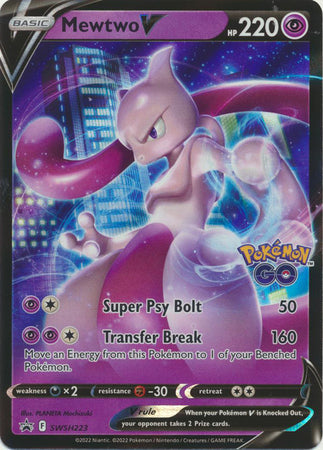 Mewtwo V - SWSH223 - Ultra Rare Promo available at 401 Games Canada