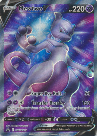 Mewtwo V - SWSH229 - Full Art Promo available at 401 Games Canada