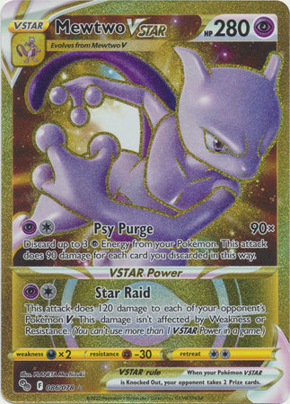 secret rare mewtwo card 401 Games Canada - Mewtwo VSTAR - 086/078