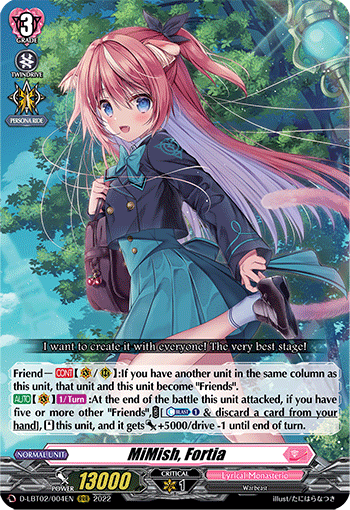 MiMish, Fortia - D-LBT02/004 - Triple Rare available at 401 Games Canada
