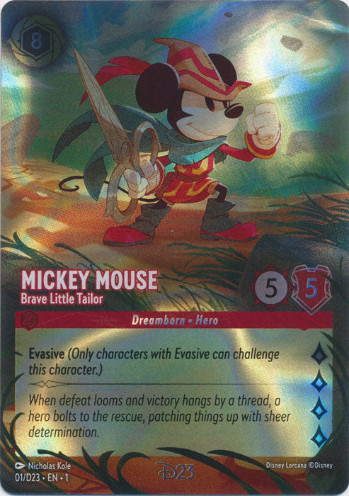 Mickey Mouse (Brave Little Tailor) - 1 - Promo (Foil)