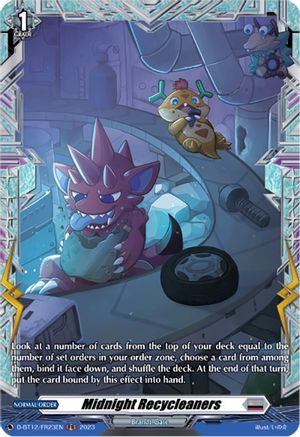 Midnight Recycleaners - D-BT12/FR23EN - Frame Rare available at 401 Games Canada