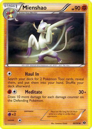 Mienshao - 68/99 - Uncommon available at 401 Games Canada