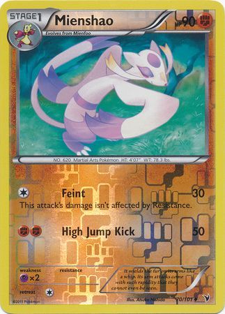 Mienshao - 70/101 - Uncommon - Reverse Holo available at 401 Games Canada