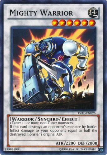 Mighty Warrior - LVAL-EN096 - Common - Unlimited available at 401 Games Canada