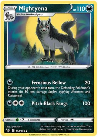 Mightyena - 104/185 - Uncommon available at 401 Games Canada