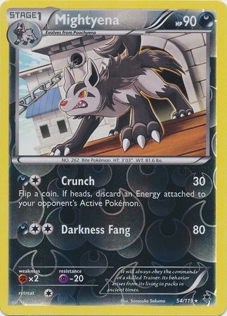 Mightyena - 54/119 - Rare - Reverse Holo available at 401 Games Canada