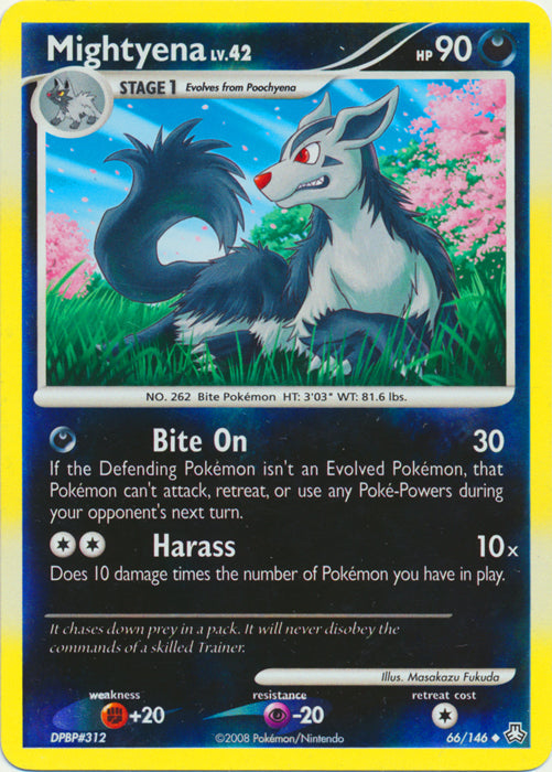 Mightyena - 66/146 - Uncommon - Reverse Holo available at 401 Games Canada