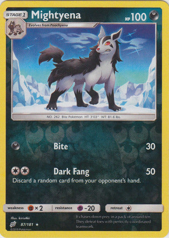 Mightyena - 87/181 - Rare - Reverse Holo available at 401 Games Canada